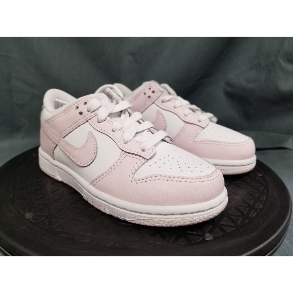 Nike Dunk Low White Light Violet (PS) Girls Size 11c NEW IN BOX! - Picture 10 of 13